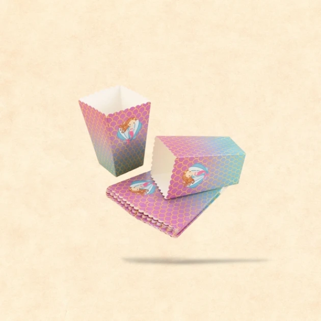popcorn printed packaging Boxes