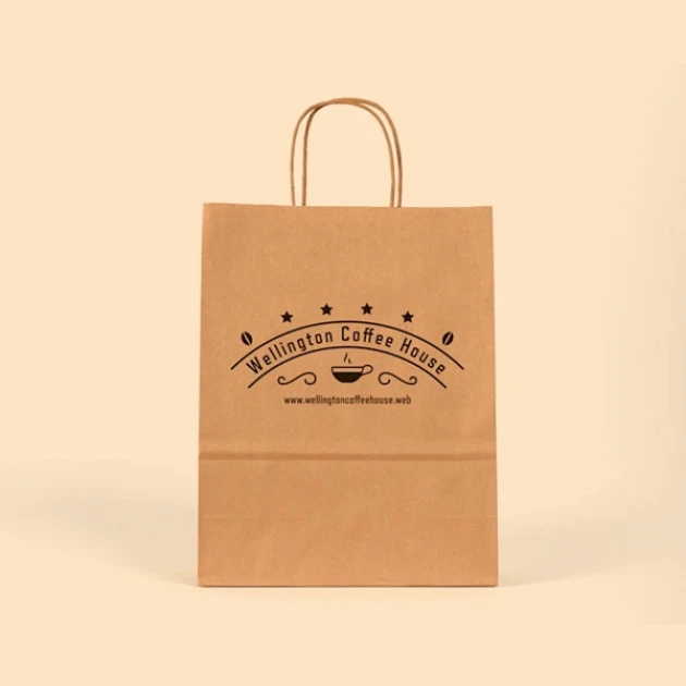 brown paper shopping bags