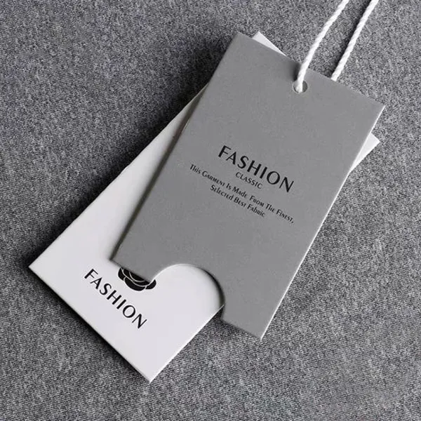 customized die cut hang tags