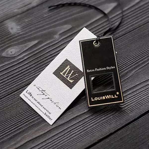custom die cut hang tags