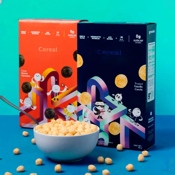 Custom Chocolate Cereal Boxes